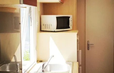 mobil-home à louer près de la plage des Huttes