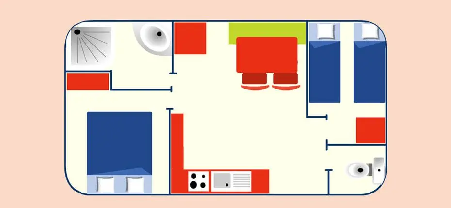 mobil-home Vénus au Camping Barataud