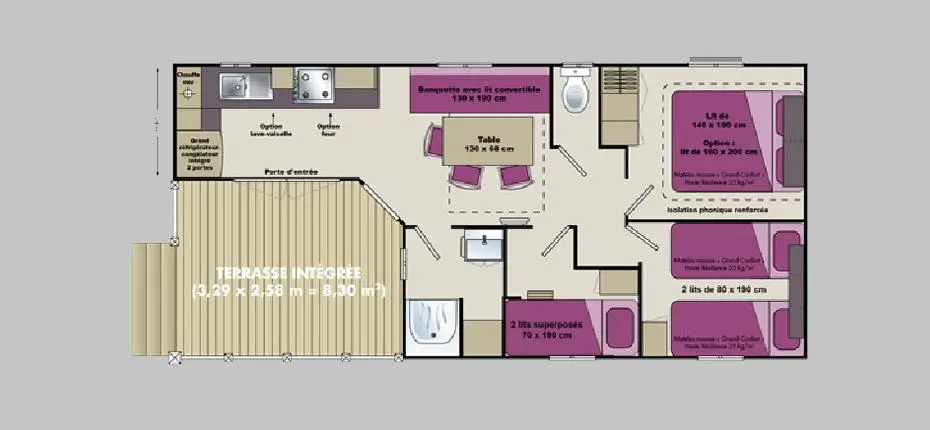 chalet 6 personnes Saint-Denis d’Oléron