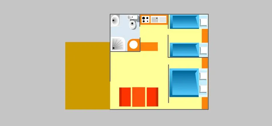 chalet 2 chambres Saint-Denis d’Oléron